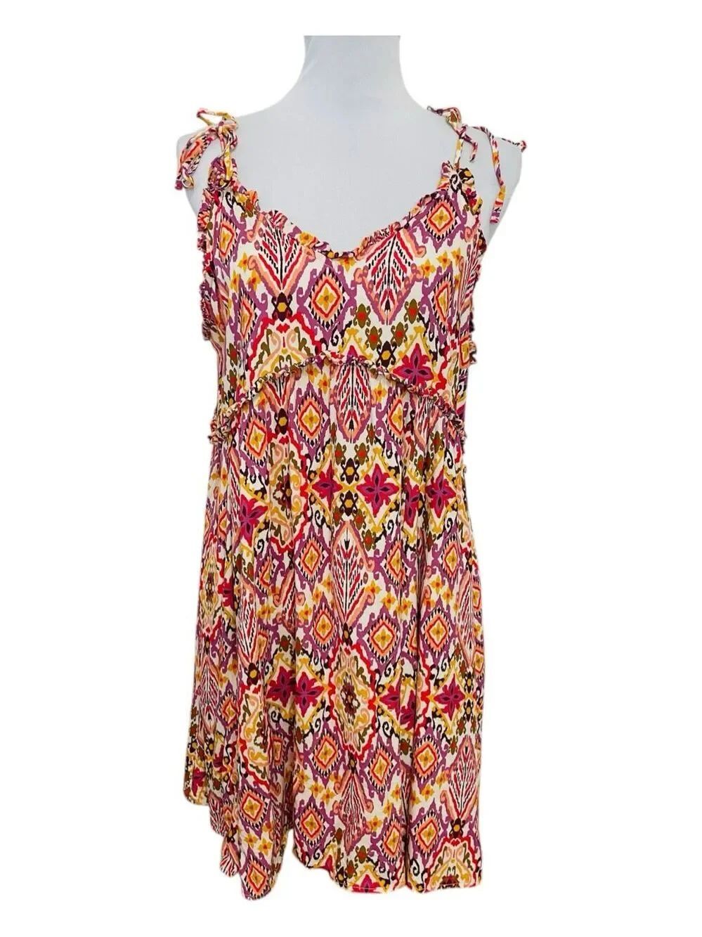Patrons of Peace Malibu Boho Cottagecore Hippie Tiered Shoulder Tie Summer Babyd